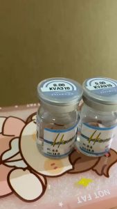 Kính Áp Tròng Hera Xám Xanh Rêu Có Viền 0 - 6 Độ DREAMY MOSS Nhập Khẩu Hàn Quốc Lens Cận 6 Tháng