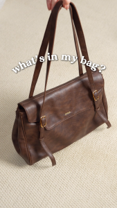 Jonbag 3-Way Mini Boston Bag - Fall Winter Luxury Shoulder Handbag Crossbody Commuter Gift for Girlfriend