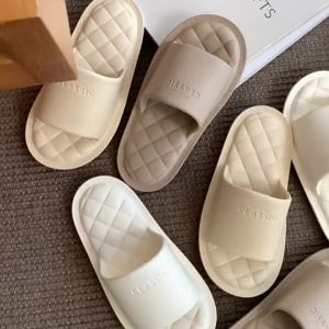 XIXITIAO Summer EVA Korean Style Simple and Comfortable Rhombus Couple Household Slippers Student Dormitory Soft Bottom Slip-on Slippers