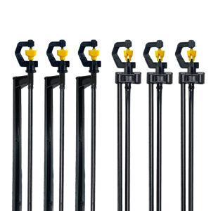 360 Degree Garden Irrigation System G Type Nozzle Wheel Micro Sprinkler Set Vegetable Garden Automatic Watering System PVC