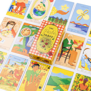 78Cards The Pasta Tarot Cards  English Visions Divination Edition Deck Board Playing Games