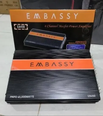 Power amplifier EMBASSY EA-450 Mosfet 4 Chanel 45000watt