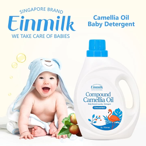 Einmilk 2L Baby Laundry Detergent Camellia oil Natural Concentrated Liquid Cleaning 新生儿宝宝儿童山茶油浓缩洗衣液