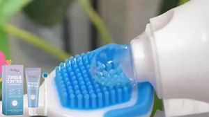 50g Tongue Cleaning Gel with Tongue Brush Fresh Breath Oral Care Gel Removes Tongue Coating Tongue Cleaning Gel Set Oral Hygiene
