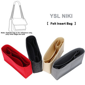 ถุงในกระเป๋าสักหลาดสำหรับกระเป๋า NIKI บุด้วยผ้าสักหลาดสำหรับจัดระเบียบกระเป๋าสอดชุดกระเป๋าใส่ของทรงเหลี่ยม6ใบกระเป๋าสอดจัดระเบียบกระเป๋าถือใส่เครื่องสำอางค์