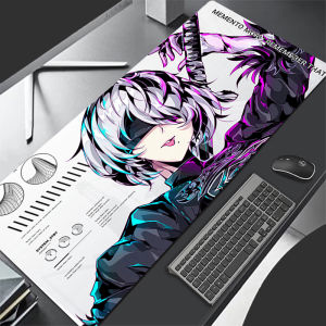 Mouse Pads Laptop Cute Gaming Mousepad A-Anime Girl XXL Nier Automata 2b Keyboard Rug PC Black And White Extended Desk Mat
