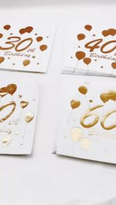 10pcs 30 40 50 60th Birthday Napkins Tissue Birthday Napkins Birthday Party Decoration 30th Birthday Party Table Supplies