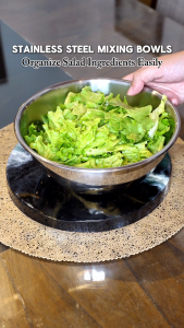 CROWN Mixing Bowl Set (Small / Medium / Large) Stainless Steel