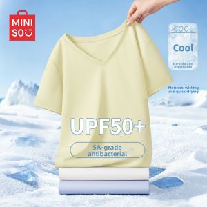 Miniso | Summer Cool Lightweight Sport T-Shirt V-Neck