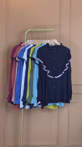 Alma Blouse Atasan Terbaru Wanita Korean Style Rayon Twill Premium