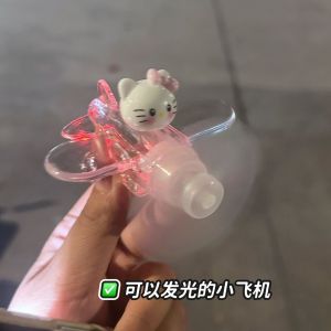Đèn Trang Trí Máy Bay Gió Hello Kitty Đồ Trang Trí Xe Điện Đèn Trang Trí Xe Gắn Trên Bảng Điều Khiển Và Nắp Máy