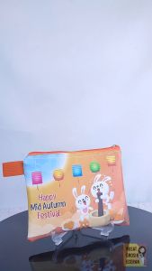 Dompet Pouch Mid Autumn Festival Mooncake Souvenir Hadiah Mini Wallet Tas Selempang