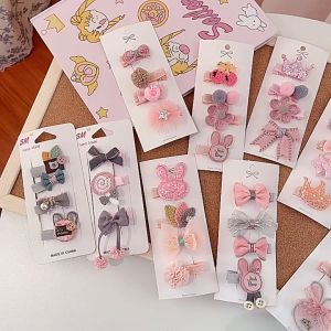 Set 4 Kẹp Tóc Xinh Xắn Dễ Thương Cho Bé Gái mã PK-015