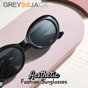 Grey Jack Kacamata Sunglasses Hitam Polarized Anti Silau UV400 Bahan Acetate Model Oval Trendy Fashion Korea Ootd Ringan Stylish Pria Wanita 58250