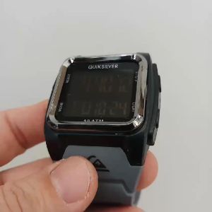 Jam Tangan Pria Quiksilver Digital Persegi Rubber