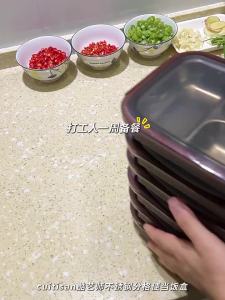 Freshness Divider Microwaveable Stainless Steel Lunch Box