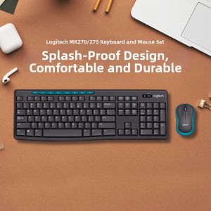 Logitech | Wireless Keyboard and Mouse Set for Desktop and Laptop