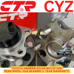 CTR Korea Rear Wheel Hub Bearing Toyota Harrier ACU30 MCU30 2WD 2003Y (1 Year Warranty) 42450/42460-48030