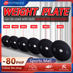 Weight Plates 10/15/25/35/45/55 LBS Dumbbell Plates Sports Authority Plates Barbell plates for weight traning fitness equipment 50mm 2-in Hole Premium Bumper Plates Durable Adjustable High-Density Virgin Rubber coating COD