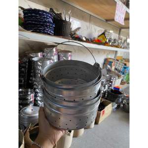 TIM TIMAN SARINGAN MEGICOM COSMOS (LOW CARBO) kapasitas 0.5kg1kg1.5kg Alumunium