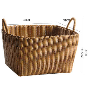 KENS | Giỏ Đựng Quần Áo Bẩn và Khăn bằng Rattan Nhựa