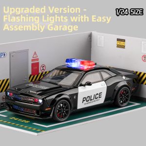 XINGXINGKEJIAO | Dodge Hellcat Police Car Alloy Model