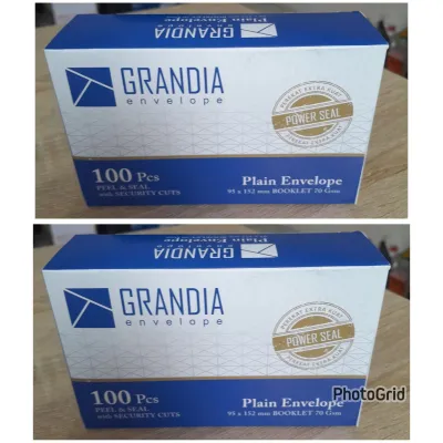 3 Pak Paket Amplop Surat Grandia /Pak Isi 100 Amplop Murah Berkualitas