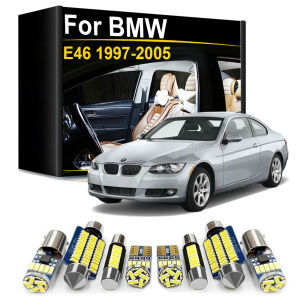 12Pcs Canbus LED Interior Reading Light Kit For BMW 3 Series E46 Sedan Touring Coupe Compact 1997- 2000 2001 2002 2003 2004 2005