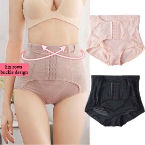 6 Buckle Women High Waist Breasted Body Shaping Panty Slimming Butt Lifting Shaperwear for Women Waist Shaping Hip Push Up