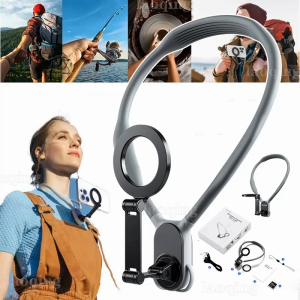 Magnetic Neck Phone Holder for Recording Hands Free POV/Vlog Video Filming