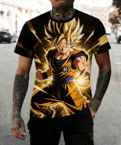 Bandai | New Dragon Ball Tshirt Super Wukong Sun Cool Tshirt Anime Cosplay Shirts Peripheral Clothes Mens Shirts Women Y2k t-shirts