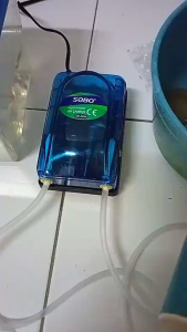 SOBO SB-248A/SB-348A High-Quality Aquarium Air Pump with Durable ABS Housing and Anti-Skid Rubber Foot