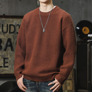 Japanese Lazy Style Retro Winter Loose Casual Warm Mens Knitwear