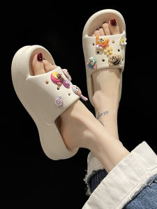 Ins Fashionable Cute Sandals for Women Summer EVA Foam Thick Bottom Increased Height Anti-Slip Ideal for Beach Outdoor Wear