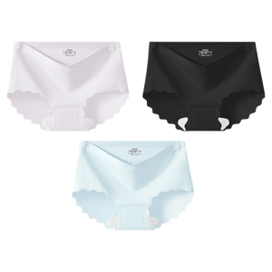 MiiOW | กางเกงชั้นในผ้าฝ้ายแท้สำหรับคุณแม่ตั้งครรภ์ MiiOW ทรงสามเหลี่ยม ไร้ตะเข็บ ป้องกันแบคทีเรีย ทรงเอวต่ำ ระบายอากาศได้ดี กางเกงชั้นในผู้หญิง