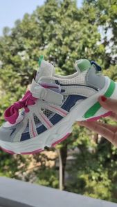 Sepatu Sneakers Import Anak Perempuan/Laki Laki Tamali Desain Jaring Fashion Size 26-37 FREE DUS