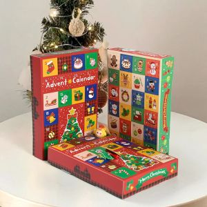 1-5Pcs Christmas Surprise Boxes Gift Boxes Kit DIY Funny 24 Days Christmas Countdown Blind Case for Xmas Party Supplies