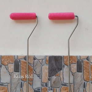 Kuas Rol Roll Cat Gagang Panjang Kapal Merah 4 4In 4Inch GRANDMASTER (1LUSIN)