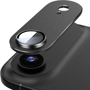 For iPhone Air Camera Lens Protector All-in-one Frosted Strong-Adhesion Metal Frame Tempered Glass Camera Lens Aluminum Alloy