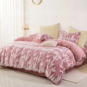 MENDALE | Thick Milk Velvet Coral Fleece Bedding Set
