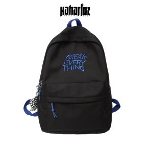 Tas Ransel Dewasa Kapasitas Besar Trend Backpack Kanvas Cordura Korea Style