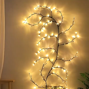 LED Branch Vine Lamp 96/144 LED Wall Lights For Room DIY Decoration Tree Light Bedroom Light