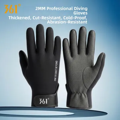 361° | Warm Sun Protection Prick Resistant Cut-Resistant Professional Diving Gloves