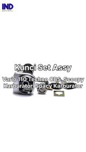 Kunci Kontak Set Plus Jok Vario 110 CBS Techno Scoopy Spacy Lama Old Karbu Key Assy Asy Set Jog