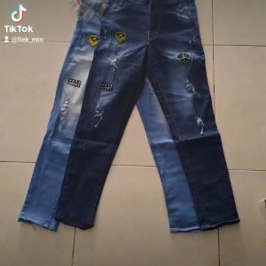 Celana panjang jeans sobek / panjang jeans riped