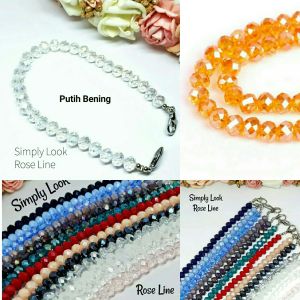 Konektor Masker Crystal 6mm Kristal Spesial