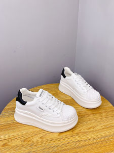 Invisible Heightening 8CM Thick Bottom White Shoes Womens Fashion Comfortable Sports Casual Trendy All-match Platform Shoes