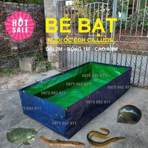 Bể bạt nuôi ốc ếch cá lươn -  xanh bộ đội