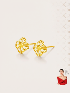 Lucky Four-leaf Clover 18K Gold Earrings