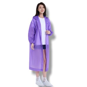 เสื้อกันฝนแบบใส ใช้ซ้ำได้ ลดราคาพิเศษ สำหรับผู้ชายและผู้หญิง ผ้าหนา กันน้ำ พกพาสะดวก เหมาะสำหรับเดินป่าและกิจกรรมกลางแจ้ง